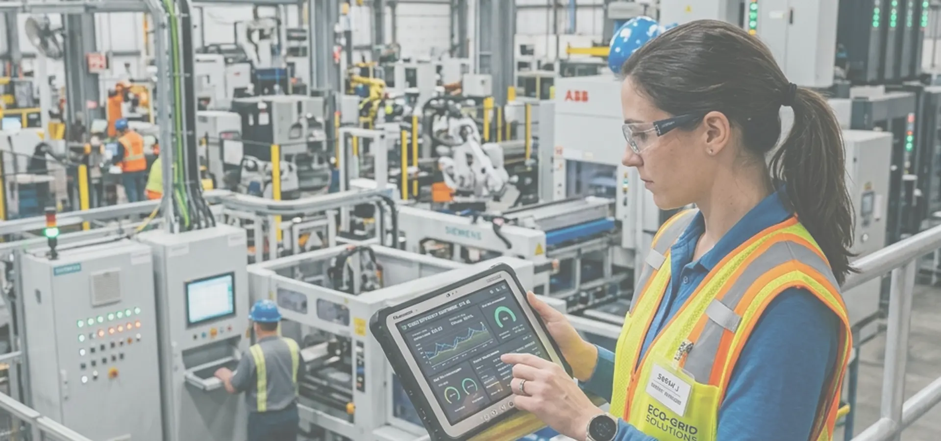 Energy efficiency monitoring in industrial setting